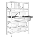 Châssis télescopique - 2 rangées, largeur 800 mm - profondeur 400 mm