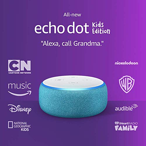 Echo Dot (3rd Gen) Kids Edition, an Echo designed for kids with parental controls - Blue