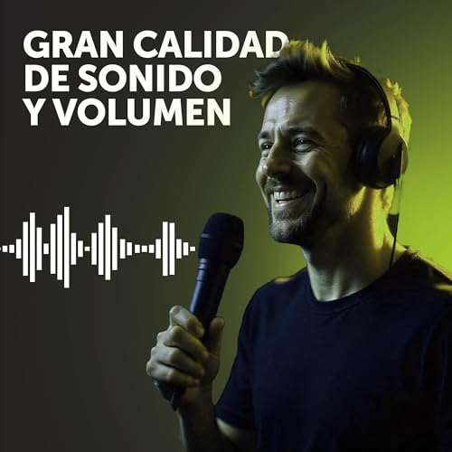 Vieta Pro Party Mic Duo | Karaoke 2 micrófonos inalámbricos 6.5 mm Mono Jack, Baja interferencia, Receptor 12 Horas. Micrófono Wireless Profesional USB-C para Karaoke,Boda,DJ,Fiesta,Iglesia - imagen 3