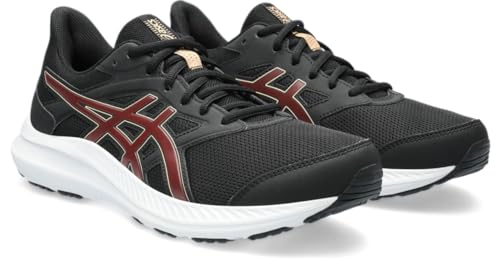 Image of ASICS Jolt 4 Men's Blue Trainers 1011B603-404, Black Antique Red, 8 US