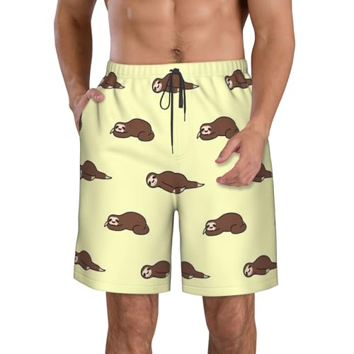 Bañador para hombre de secado rápido con forro de malla cómodo Sleep Sloth