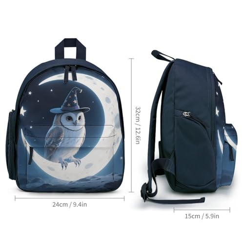Magic - Hat Owl Backpack for Men Women, Lightweight Classic Bookbag Simple Daypack for Travel2