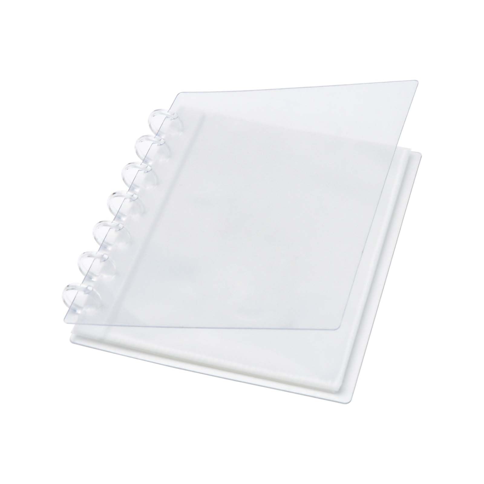 Photo 1 of Mogoostry Clear Discbound Album Sheet Protectors 7 Discs 5 x 7 Inch Pocket Inner Page Plastic Protective Sleeves Organizer