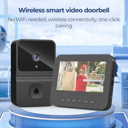 Interphone vidéo sans fil avec conversation bidirectionnelle pour entrée de maison