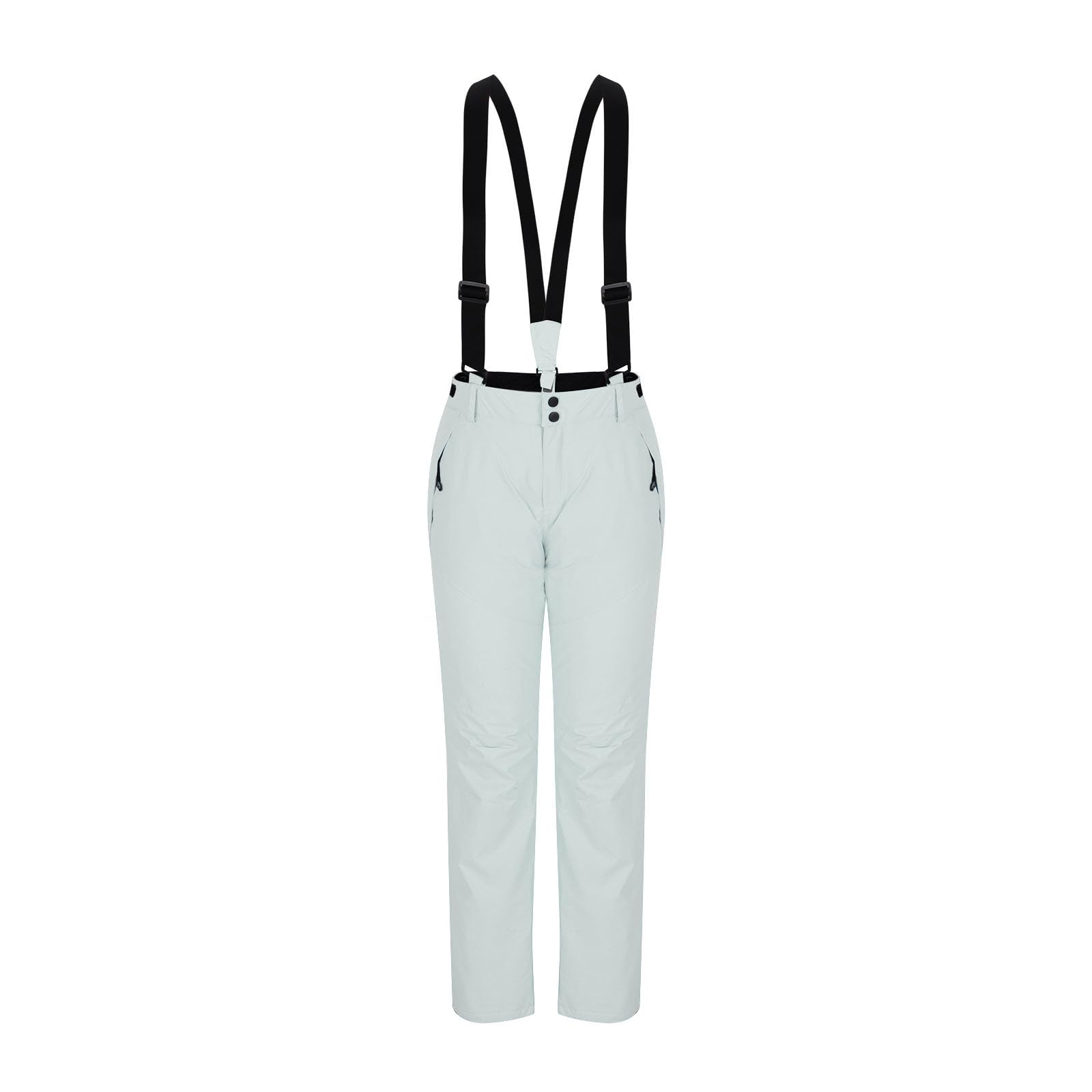 Combinaison de Ski Femme, Veste Manches Longues et Pantalon-Coupe-Vent-Imperméable pour Alpinisme Ski avec 2 Poches Avant et Fermeture éclair Ensembles de Neige Veste pour Femme-Hiver Chaud Tenue