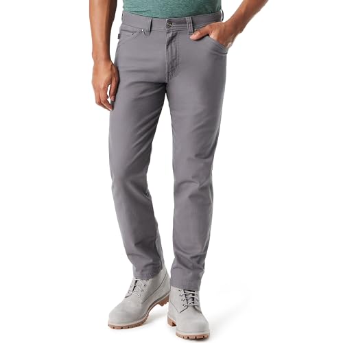 BASS OUTDOOR Men's Everyday 6 Pocket Slim Straight Leg Utility Canvas Pant Standard