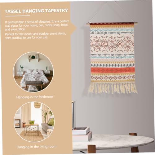 Tapiz colgante bohemio estilo mandala: pack de 2 para el hogar 4
