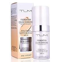 KOSIMI 30ml TLM Color Changing Foundation Liquid Base Makeup Change To Your Skin Tone By Just Blending, white