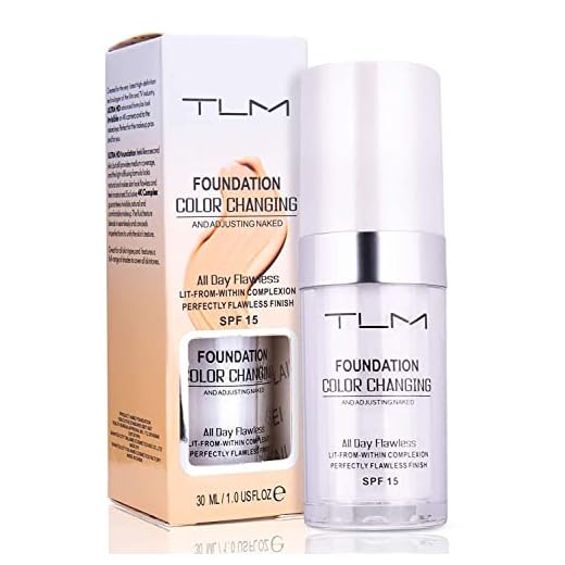 30ml TLM Color Changing Foundation Liquid Base Makeup Change To Your Skin Tone By Just Blending