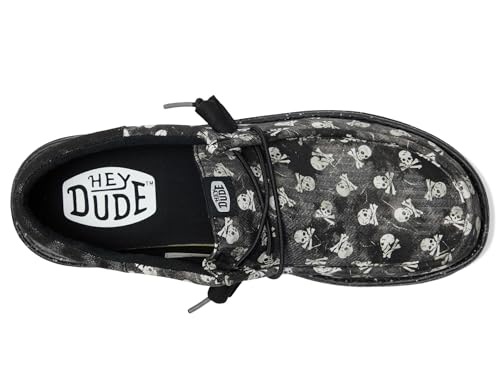 HEYDUDE Men's Wally Funk Skull Print Slip-On2