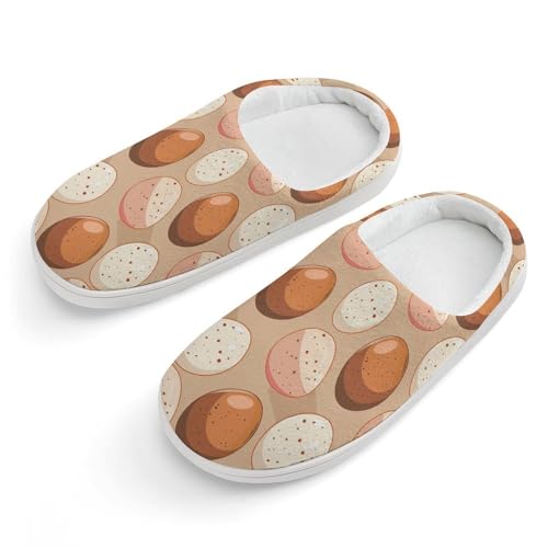 Chicken Eggs Cute Cotton Slippers Anti-slip House Shoe Slipper Indoor Outdoor
