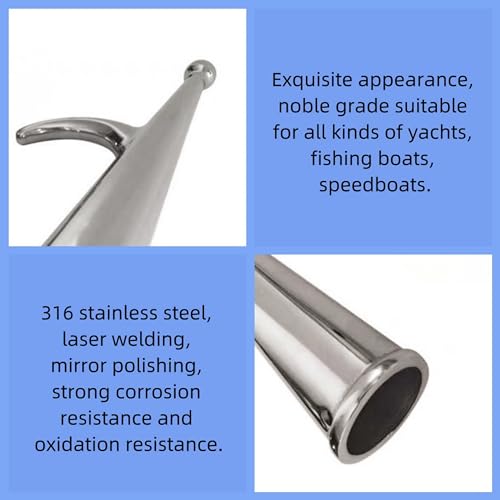 Generic Gancho de aço inoxidável 316 marinho para barco salva-vidas gancho de reboque gancho de subs