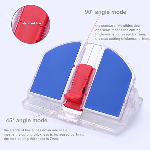 Sf Item SF18 Mat Cutter 45 & 90 Degree Bevel Mat Board Cutter With 3 Replacement Blades Professional Beveled Cut Tool For Art Picture Framing Foam Board Card Board  thumb #1