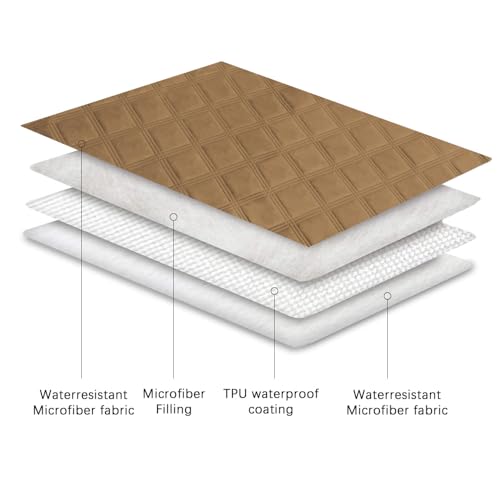 image for Ameritex Waterproof Dog Bed Cover Pet Blanket with Anti-Slip Back for 