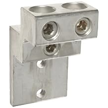 Morris Products 90918 Mechanical Panelboard Lug, Three Conductors, Aluminum, 600 AWG, 600mcm - 3/0STR. Wire Range