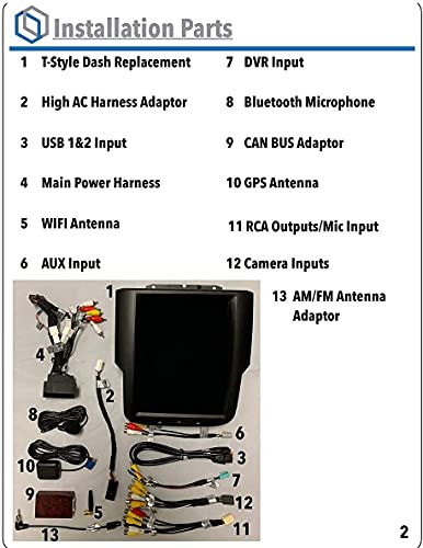 Linkswell Gen Iv T-Style 10.4 Inch Radio Replacement For Ram 2013-2018 Trucks 1500 2500 3500 Gps Navigation Android Head Unit Multimedia Player Hdmi/Bt/Usb/Aux/Wifi Car Stereo Ts-Dgpu10-4Rr-4B #TOP7