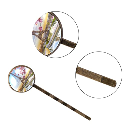 Épingles à cheveux Tour Eiffel x4 pour chignon et coiffure - 3