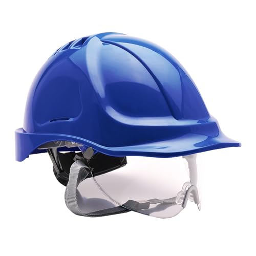 Portwest Casco Endurance Con Visor, Color: Azulina, PW55RBR
