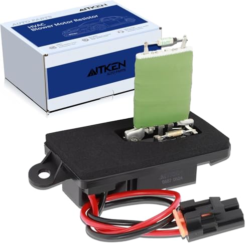 Image of AITKEN Blower Motor Resistor compatible with Chevrolet Silverado 1500 Chevy 2500 Suburban GMC Sierra Yukon 2500 /3500 Ref #22807122, 89018597, 89019089.