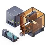 LaserPecker 4 (Ultimate Bundle) Dual Laser Engraver with Air Purifier, Protective Cover, Slide and Rotary Extension, Fiber and Diode Laser Engraving Cutting Machine for Almost All Materials
