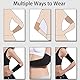 2 Paar Armformärmel, Arm Elastische Kompression, Oberarm Shaper Brace, Gewichtsverlust Oberarm Shaper, Arm Kompression Wrap Ärmel, Arm Schlankheits Sleeve, für Damen Mädchen (Schwarz, Hautton)