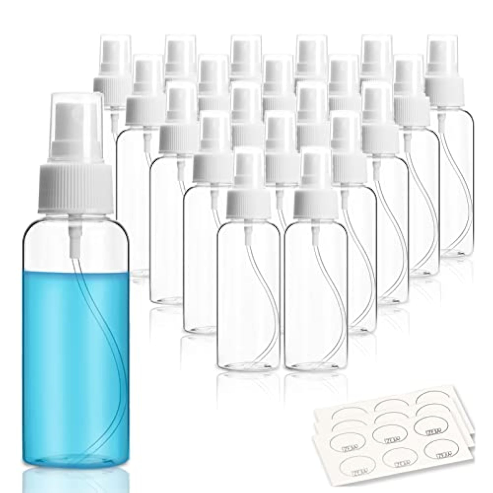 ZEHOME 2.7 Oz Spray Bottles, 20Pack 80Ml Extra Fine Mist Spray Bottle Bulk