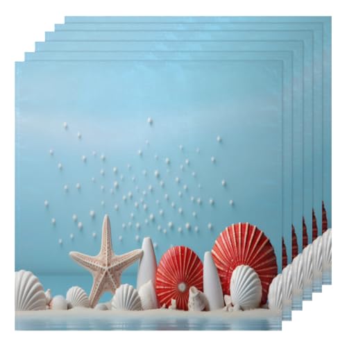 Servilletas de Tela Multicolor Set de 6 50.5x50.5 cm miniatura 1