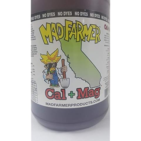 Mad Farmer Cal + Mag Plant Supplement - Calcium and Magnesium with Iron - 2-0-0 1 Quart Cover