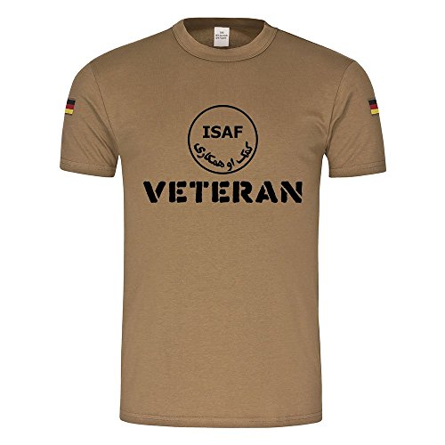 T-shirt Isaf Veteran Bundeswehr Large Anti Transpiration pour Chaleur Outdoor