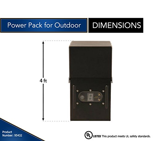 Moonrays 95432 Solar Electric Power Pack Low Voltage Outdoor Use with Light Sensor and Rain-Tight Case (200 Watt), 200-Watt, Black - Thumbnail 3