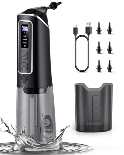 Ear Wax Removal, ONLYCARE FSA - HSA Eligible Earwax Removal Kit, Safe Ear Cleaner with Water Temp Sensor, Electric Ear Irrigation Flushing System, IPX7 Waterproof, USB Chargeable for Effective Clean