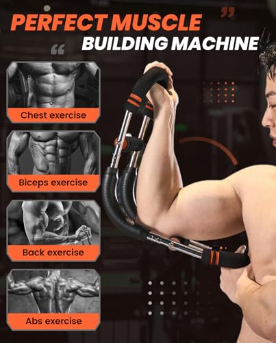 Saker Twister Arm Trainer, PowerTwist Arm Trainer, Adjustable Forearm Strengthener, Arm Exercise Equipment, Chest Workout Equipment, Portable... - Image 5