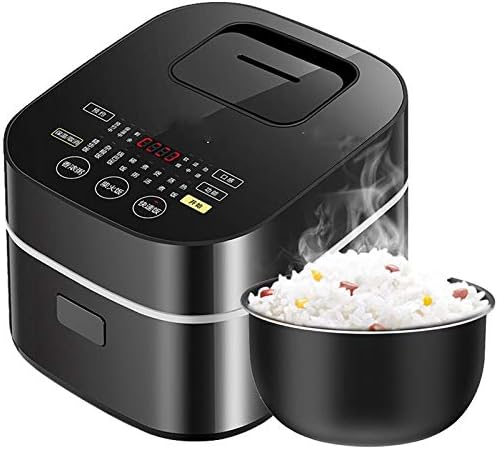 Electric Rice Cooker Electromagnetic Heating Touch Control Steel Thick Tank Liner 3L Food Warmer(D)