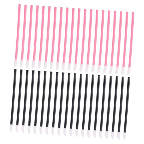 SMASOLO 300個 入り使い捨てリップブラシ 化粧用リップマスクブラシ アイラッシュメイク対応 多機能美容ツール 粉黒各付き