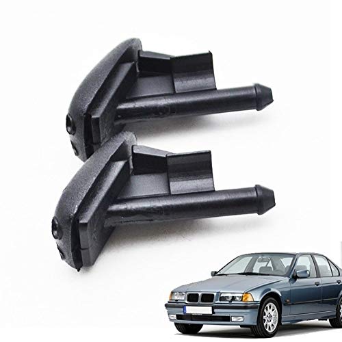 Parabrisas Delantero 2pcs limpiaparabrisas Lavadora Jet Boquilla for BMW E36 318i 318is...