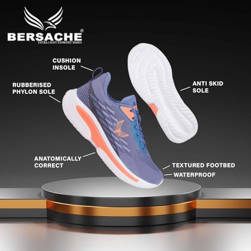 Image of BERSACHE Premium Sports,Walking,Gym,Cricket, Trending Running Shoes for Womens /Girls