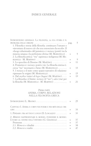Anima, Corpo, Relazioni. Storia Della Filosofia. Periodo Antico E Medievale (Vol. 1) - 2