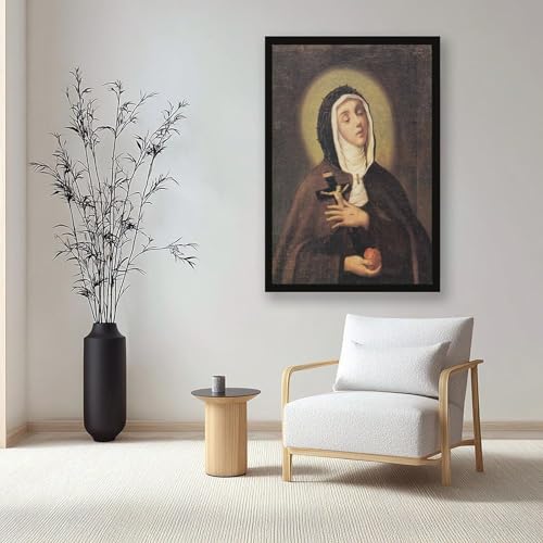 Impression sur toile portrait Veronica Giuliani pour salon moderne - 7