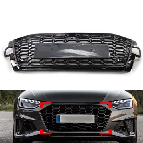 Calandre de Capot A4 B9.5 Remplacement Grille Cassée ou Ternie