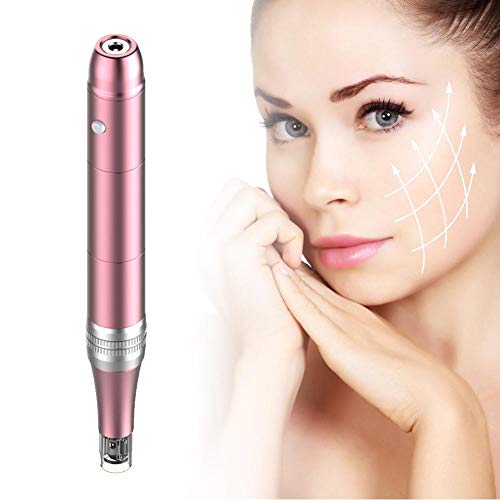 Preisvergleich Produktbild DermaPen für Microneedling, Elektrische Auto Needling Stempel Stift Akne-Entferner Anti Aging Narbenentferner Werkzeug Hautpflege Therapie Maschine für die Gesichtsbehandlung der Haut
