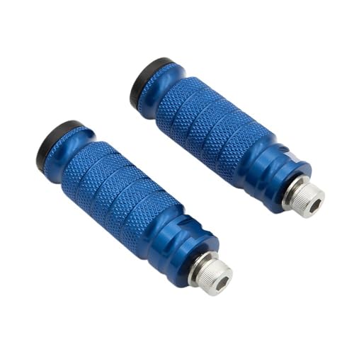 Pédale repose-pieds moto bleue usinée CNC pour CBR600 F4I et CB500F