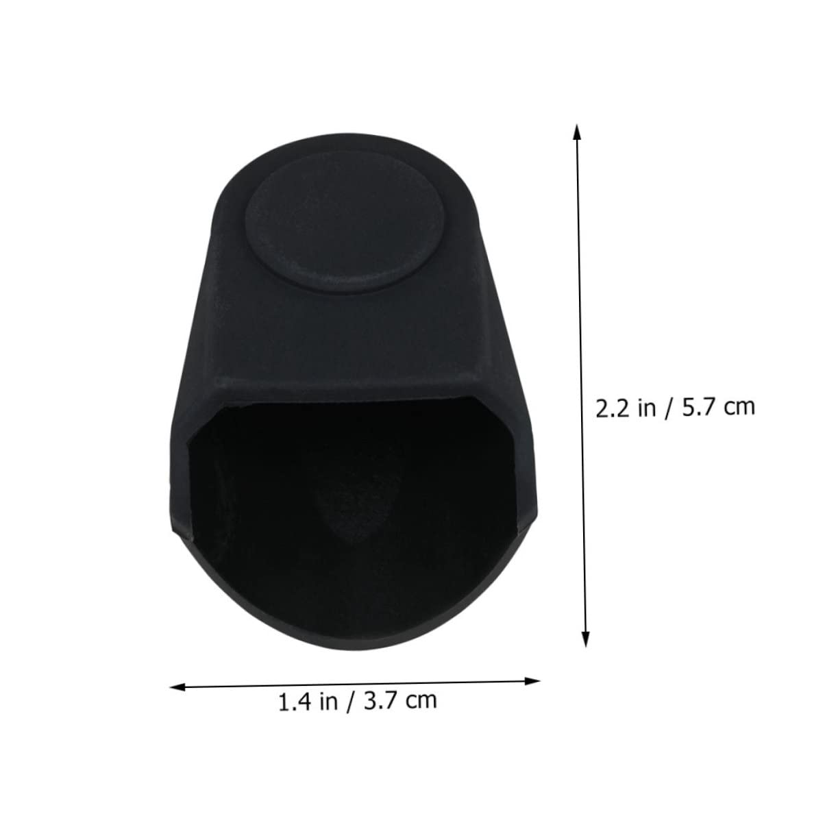 BESTonZON Saxophone Mouthpiece Cap Protective Sleeve Sax Clarinet Hat 57mm Made of Premium Silicone