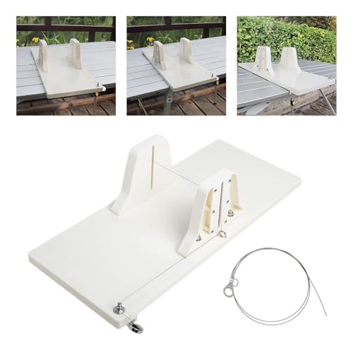 Image of Push Soap Cutter Cold Soap Cutter Home Beginners Adjustable Slab Soap Cutter|1 Soap Cutter with Wires| Soap Molds| Candle Making & Soap Making | Home Arts & Crafts |Crafts