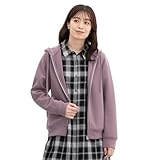 [ハニーズ] トップス パーカー ジップパーカー スウェット 男女兼用 ユニセックス 無地 大きいサイズ レディース きれいめジップパーカー 685012965244 スモーキーピンク Ｍ