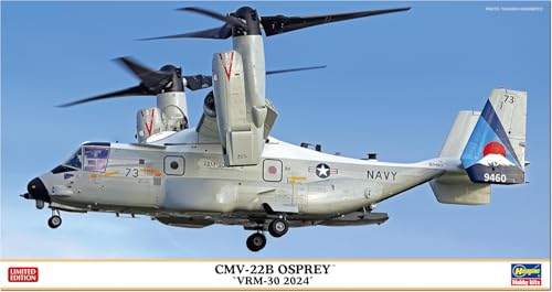 Maquette Hasegawa CMV-22B Osprey VRM-30 2024 en plastique à l'échelle 1/72
