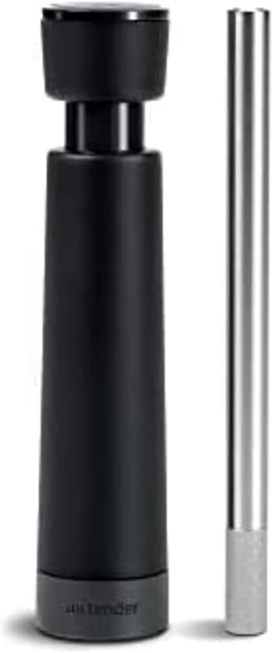 Airtender Air Pump with Stainless Steel Aerator for Wine and Beverages, Instantly Improves Flavor in Wine, Artisan Cocktails and Other Beverages