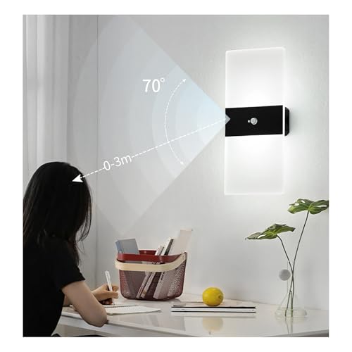 Aplique de pared magnético recargable con sensor para noche 6