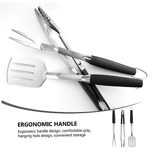 Set de utensilios para parrilla de acero inoxidable HAKIDZEL miniatura 7