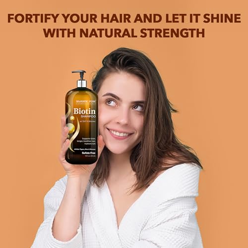 MAJESTIC PURE Apple Cider Vinegar Shampoo - Restores Shine & Reduces Itchy Scalp, Dandruff & Frizz - Sulfate Free, for All Hair Types, Men and Women - 16 fl oz - Image 4