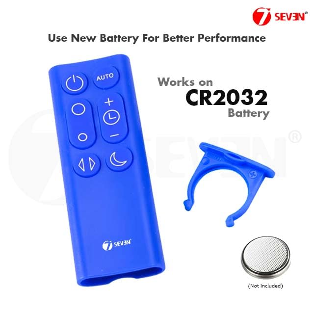 Image of 7SEVEN Compatible with Dyson Pure Cool Remote Control Suitable for DP01 DP03 TP02 TP03 Purifying Fan Model, Non Magnetic Remote Build with ABS Material Required CR2032 Battery